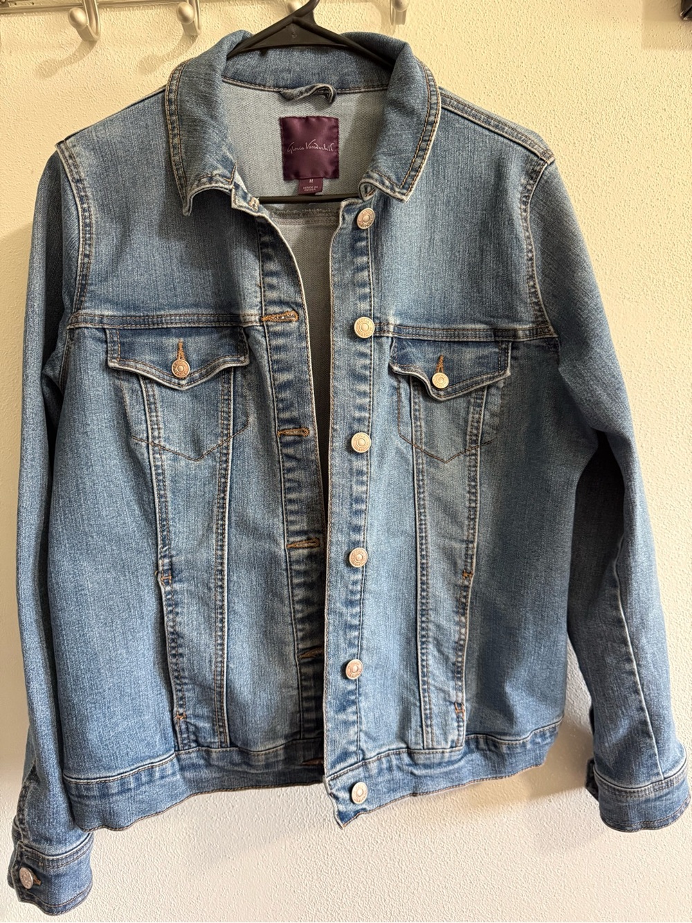 Gloria Vanderbilt Medium Blue Denim Jacket